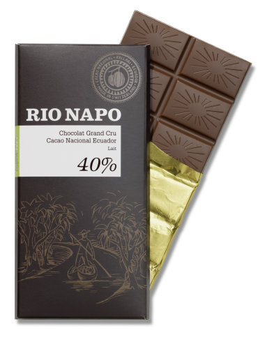 Rio Napo Bio Waldschokolade 40 % Kakao pur, 70 g