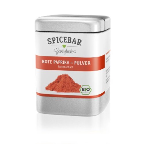 Spicebar Paprika, rot, rosenscharf, Pulver, bio, 80g