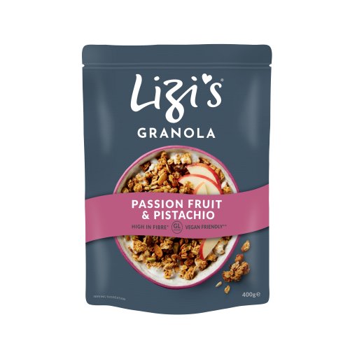 Lizis - Passion Fruit &amp; Pistachio Granola, 400g