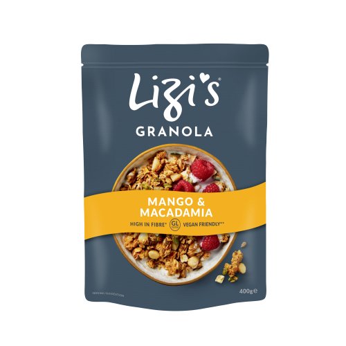 Lizis - Mango &amp; Macadamia Granola, 400g