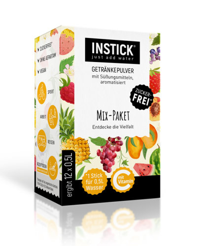 Instick Zuckerfreies Instant-Getr&auml;nk, Mix-Paket, 31g