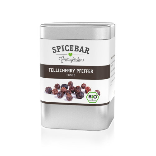 Spicebar Tellicherry Pfeffer, ganz, bio, 90g